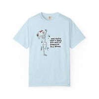 Hanging on by a thread Unisex Garment-Dyed T-shirt