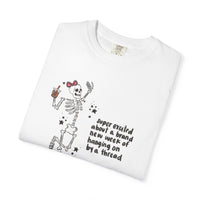 Hanging on by a thread Unisex Garment-Dyed T-shirt