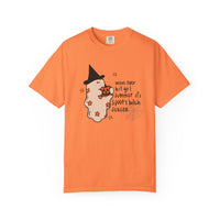 Spooky Bitch Season HalloweenvUnisex Garment-Dyed T-shirt