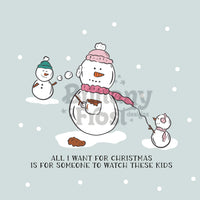 All I want for Christmas PNG