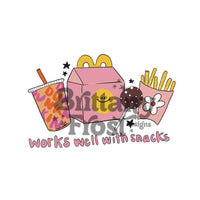 Snacks PNG Sublimation