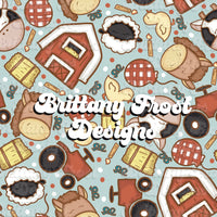 Farm Birthday Seamless File