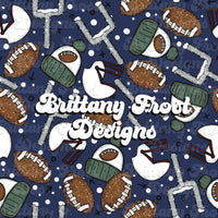 Winter football seamless file