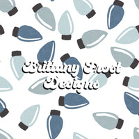 Blue Christmas Lights