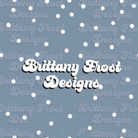 Winter Butterflies Dots Seamless File