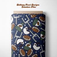 Winter football seamless file