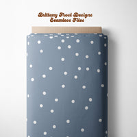 Winter Butterflies Dots Seamless File