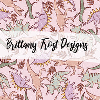 Muted Girly Dinos
