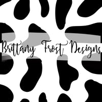 White Cow Print Seamless File