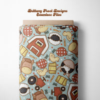 Farm Birthday Seamless File