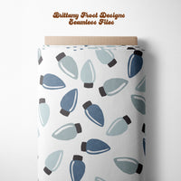 Blue Christmas Lights