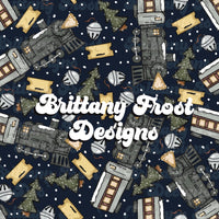 Christmas Train Seamless file