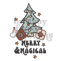Merry and Magical PNG Sublimation