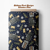 Christmas Train Seamless file