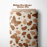 Fall Butterflies Seamless File
