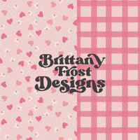 Valentine Hearts & Stripes