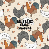 Chickens Seamless file + Coordinate