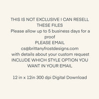 Custom Seamless File