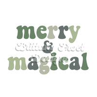 Merry and Magical PNG Sublimation