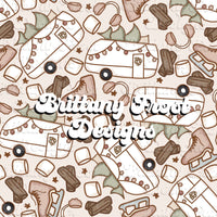 Christmas Campers seamless File