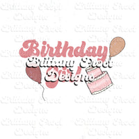 Birthday Girl PNG Sublimation