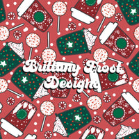 Coffee Christmas seamless file