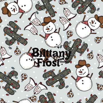 Cowboy Snowman