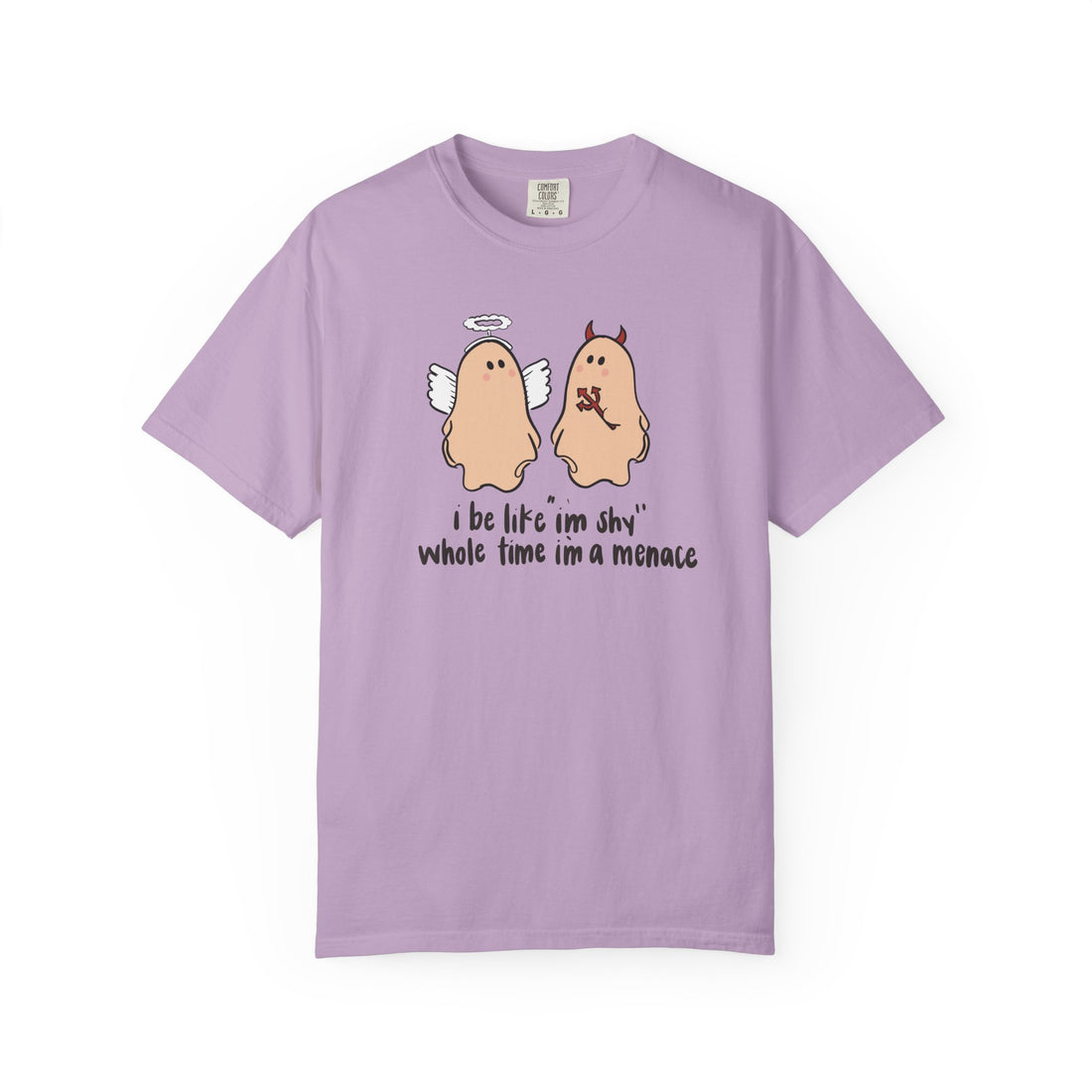 Menace Halloween Unisex Garment-Dyed T-shirt