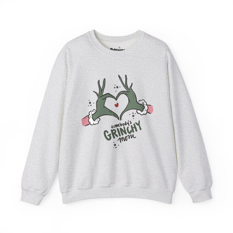 Grinchy Mom Unisex Heavy Blend™ Crewneck Sweatshirt