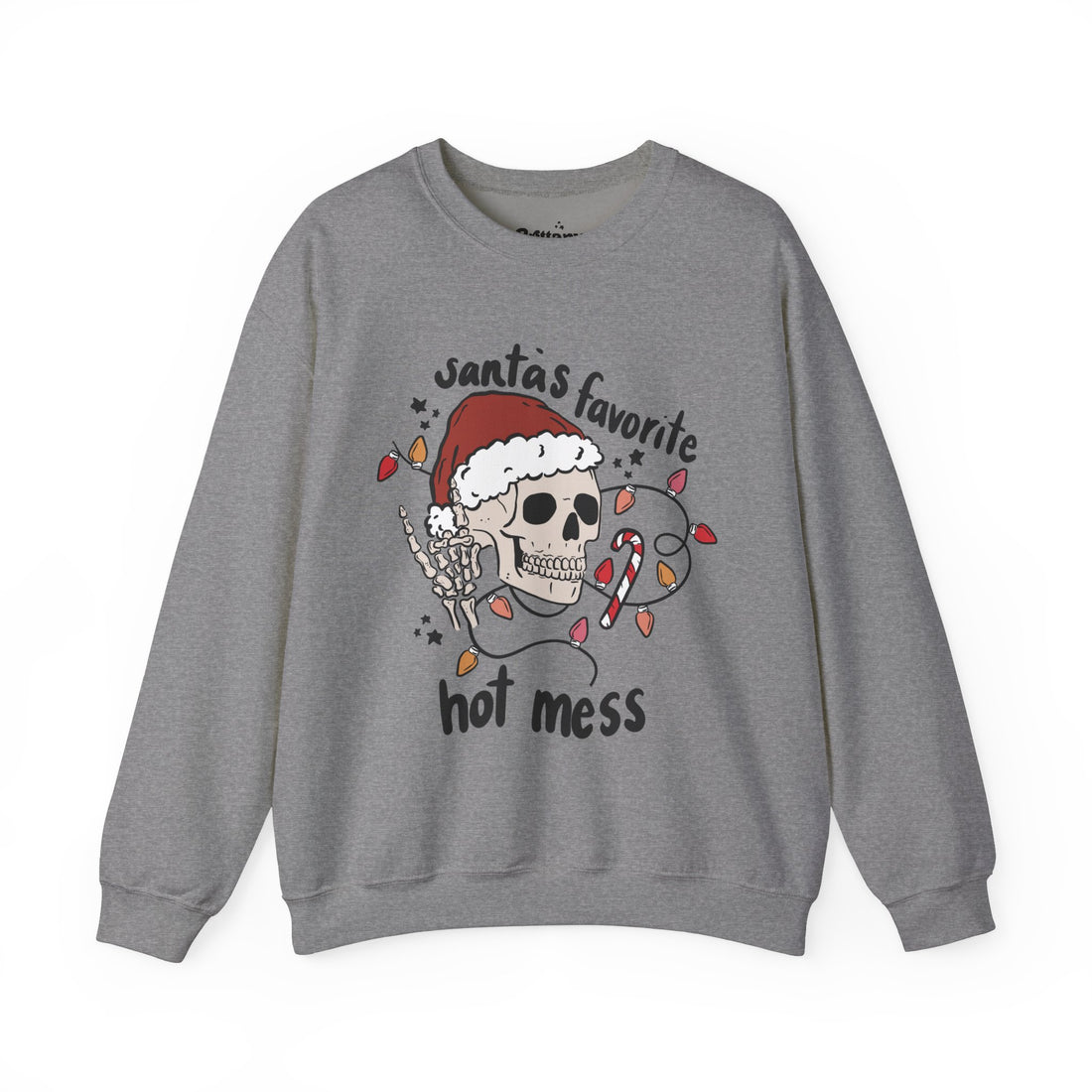 Santa’s Hot Mess Unisex Heavy Blend™ Crewneck Sweatshirt