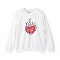 psycHOTic valentines Unisex Heavy Blend™ Crewneck Sweatshirt