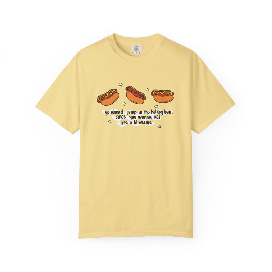 Lil weenie Hot dog Unisex Garment-Dyed T-shirt