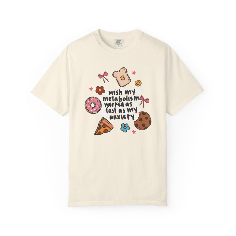 Metabolism Anxiety Unisex Garment-Dyed T-shirt
