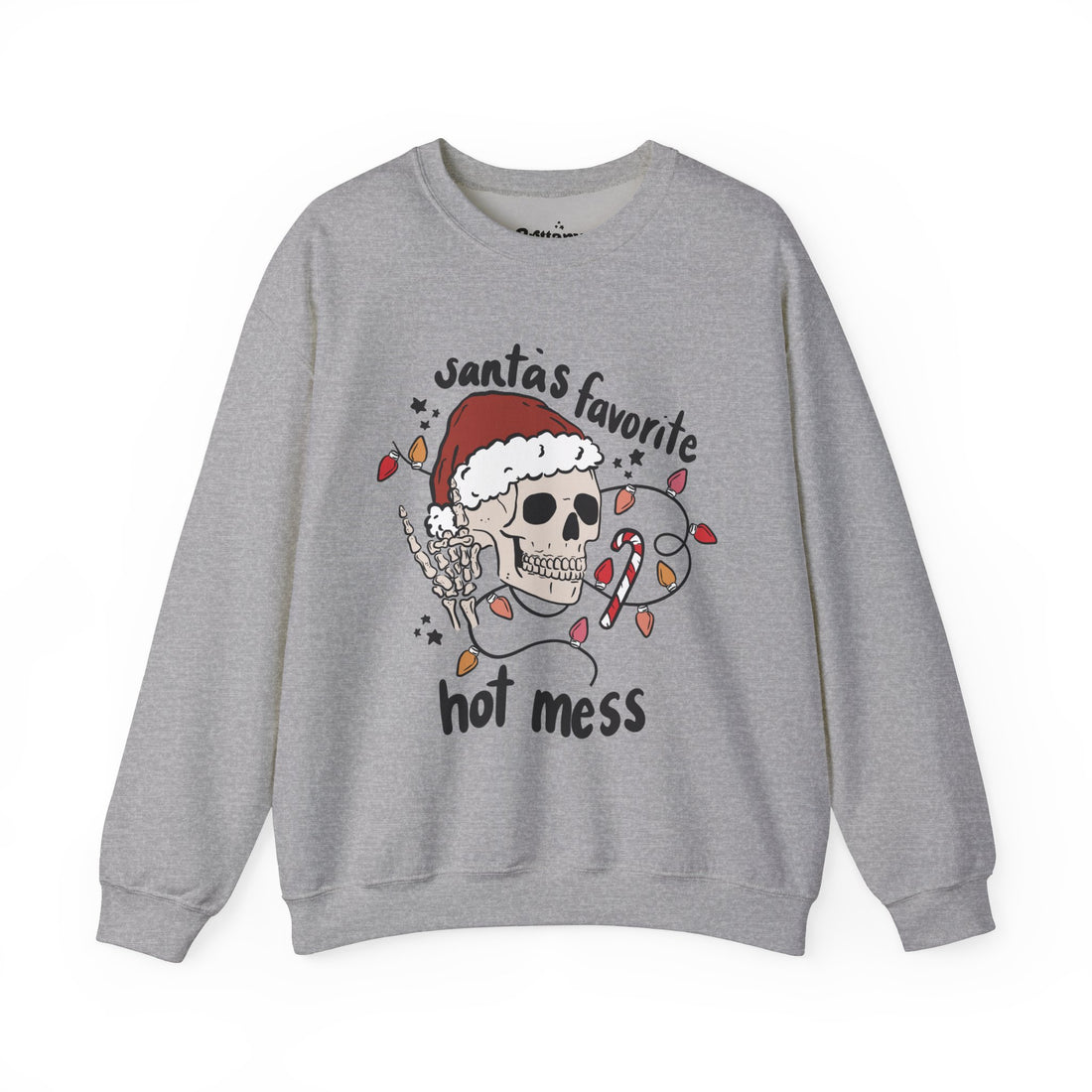 Santa’s Hot Mess Unisex Heavy Blend™ Crewneck Sweatshirt