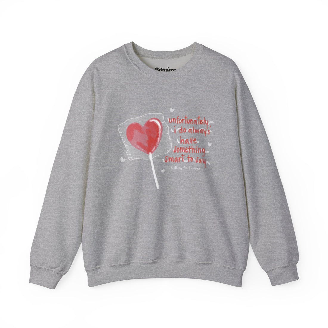 Something Smart Valentines Unisex Heavy Blend™ Crewneck Sweatshirt