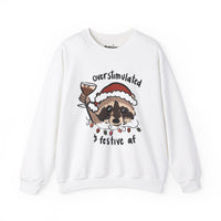 Overstimulated & Festive Unisex Heavy Blend™ Crewneck Sweatshirt