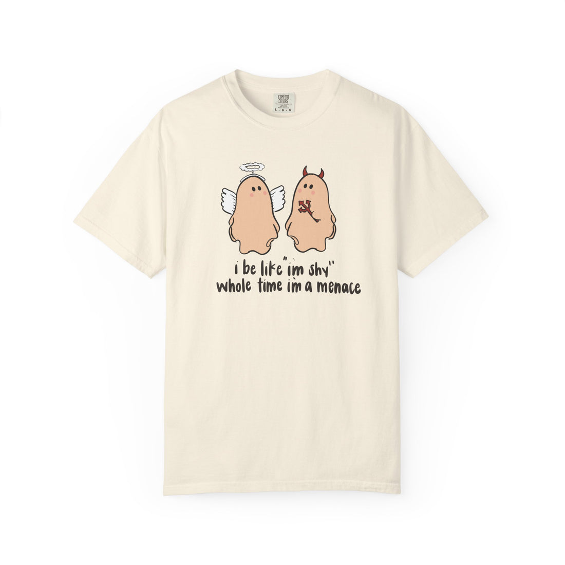 Menace Halloween Unisex Garment-Dyed T-shirt
