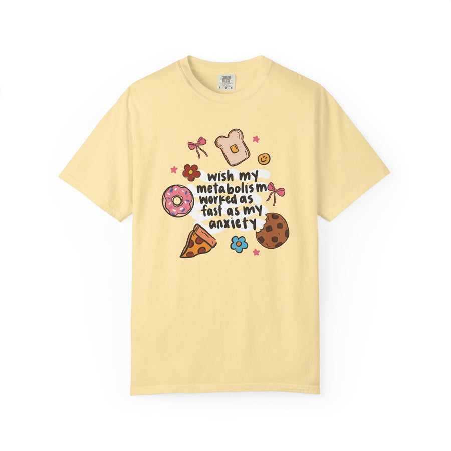 Metabolism Anxiety Unisex Garment-Dyed T-shirt