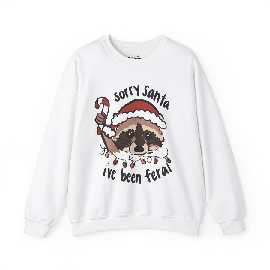 Santa I’ve been Feral Unisex Heavy Blend™ Crewneck Sweatshirt