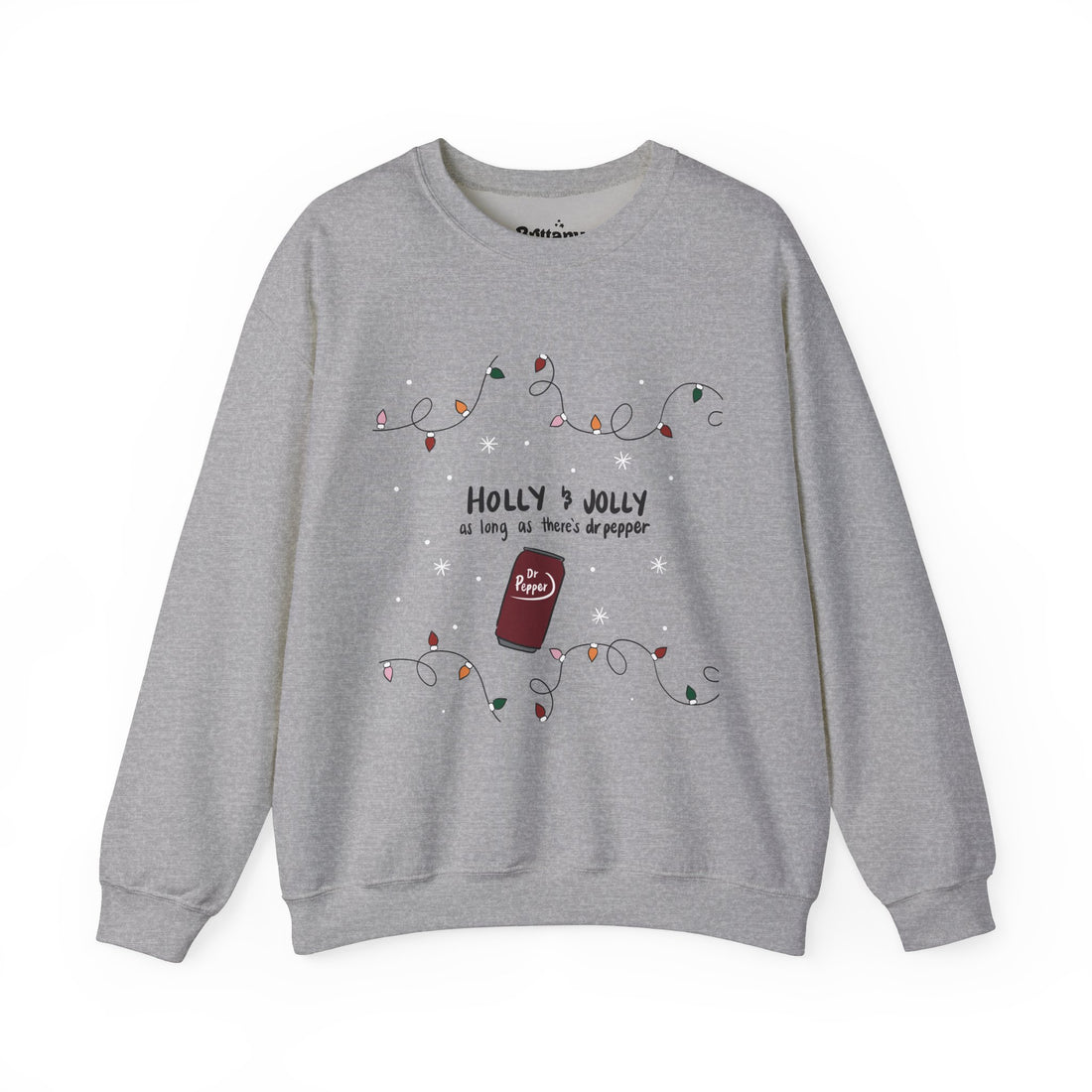 Holly Jolly Dr Pepper Unisex Heavy Blend™ Crewneck Sweatshirt