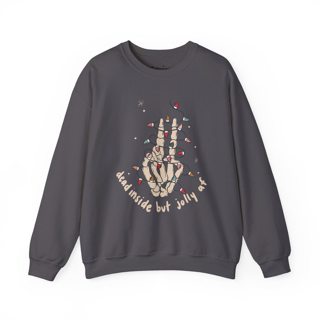 Dead inside But Jolly Unisex Heavy Blend™ Crewneck Sweatshirt