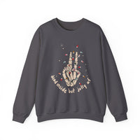 Dead inside But Jolly Unisex Heavy Blend™ Crewneck Sweatshirt