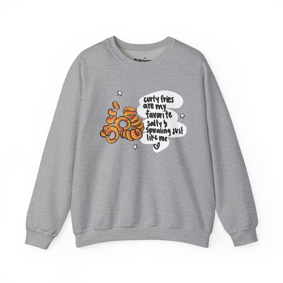Curly Fries Unisex Heavy Blend™ Crewneck Sweatshirt