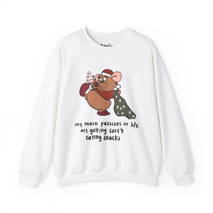 Cozy and Snacks Unisex Heavy Blend™ Crewneck Sweatshirt