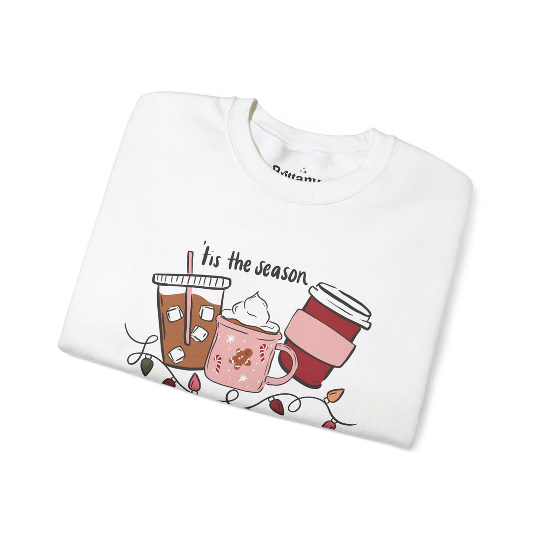 Jolly and Caffeinated Unisex Heavy Blend™ Crewneck Sweatshirt