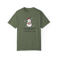 Serial Killer Documentary Christmas Movie Unisex Garment-Dyed T-shirt