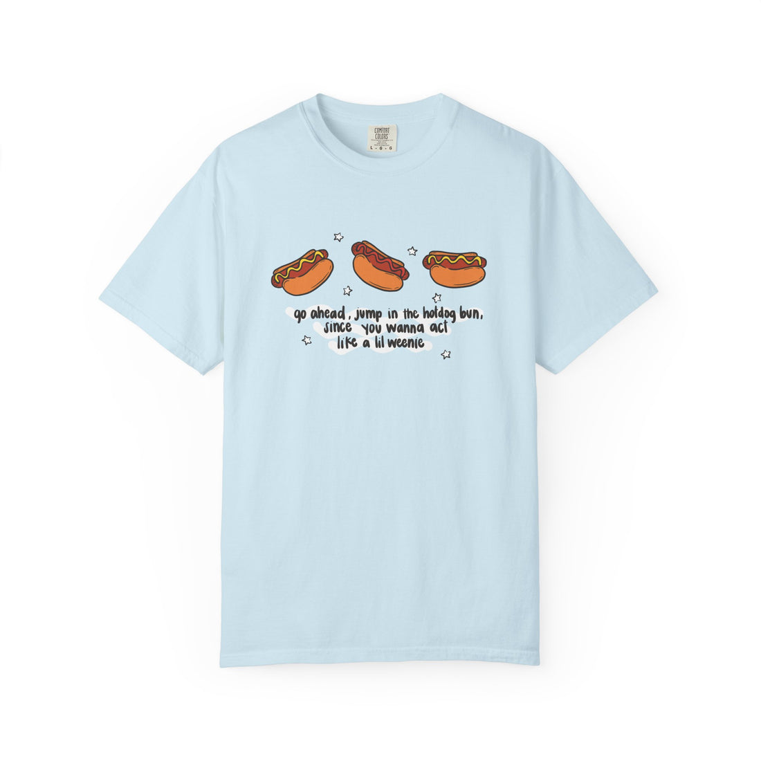 Lil weenie Hot dog Unisex Garment-Dyed T-shirt