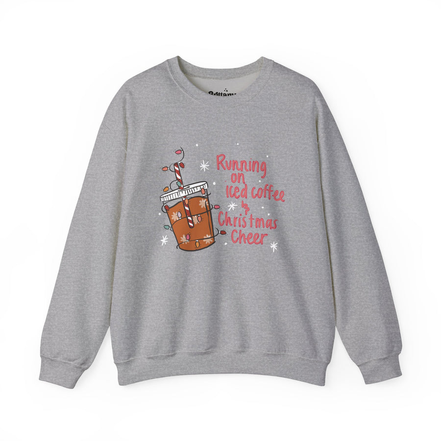 Running on iced coffee Unisex Heavy Blend™ Crewneck Sweatshirt