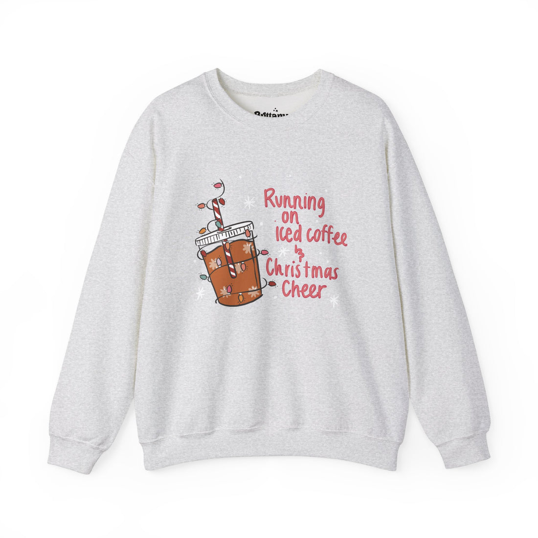 Running on iced coffee Unisex Heavy Blend™ Crewneck Sweatshirt