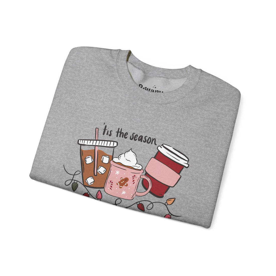 Jolly and Caffeinated Unisex Heavy Blend™ Crewneck Sweatshirt